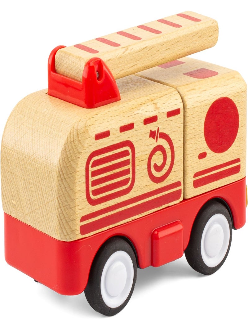 Routoudou - Mini camion de pompier Rouge - Kiabi