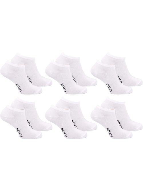 ROXY Chaussettes Fille Sneaker Pack 6 (Lot) - Coton Respirant - Kiabi