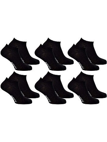 ROXY Chaussettes Fille Sneaker Pack 6 (Lot) - Coton Respirant
