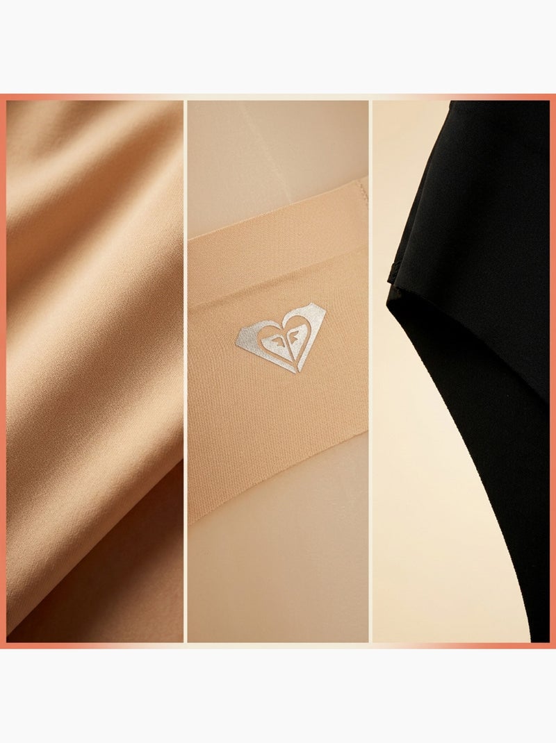 ROXY Culottes Microfibre Invisible Laser Cut x4 Beige - Kiabi