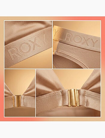 ROXY Ensemble Bralette Triangle Culotte Femme Modal Licence Officielle