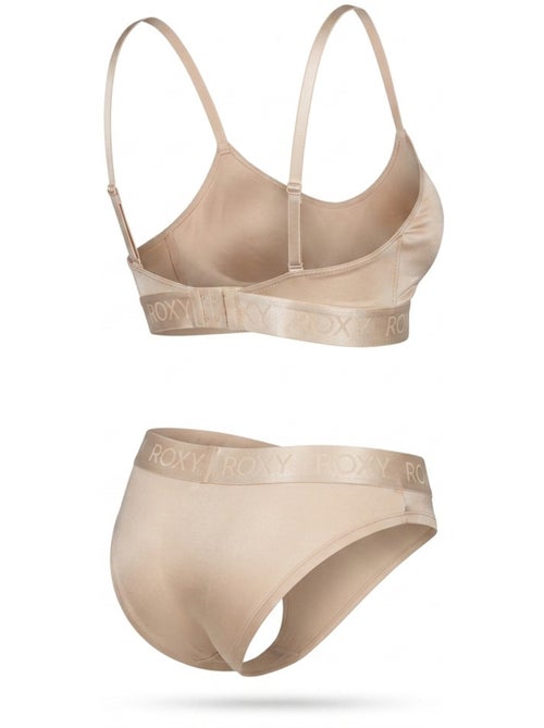 ROXY Ensemble Bralette Triangle Culotte Femme Modal Licence Officielle - Kiabi ROXY Ensemble Bralette Triangle Culotte Femme Modal Licence Officielle - Kiabi