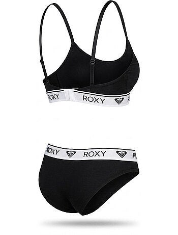 ROXY Ensemble Bralette Triangle Culotte Femme Modal Licence Officielle