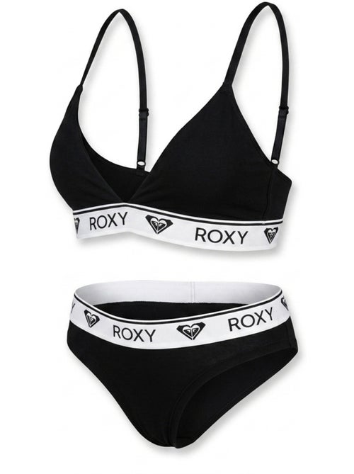 ROXY Ensemble Bralette Triangle Culotte Femme Modal Licence Officielle - Kiabi