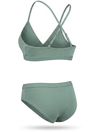 ROXY Lot 2 Ensembles Fille Brassière Culotte Coton Licence Officielle