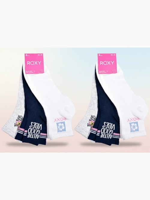 ROXY Lot Chaussettes Courtes Quarter – Pack de 6 Paires - Kiabi