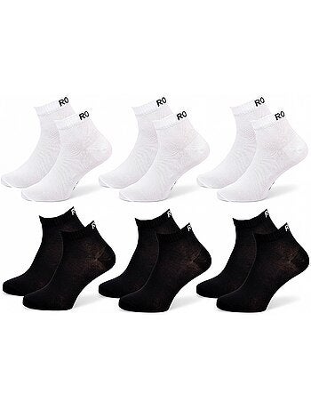 ROXY Lot Chaussettes Courtes Quarter – Pack de 6 Paires