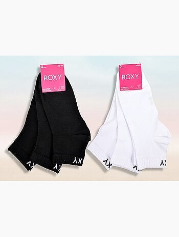 ROXY Lot Chaussettes Courtes Quarter – Pack de 6 Paires