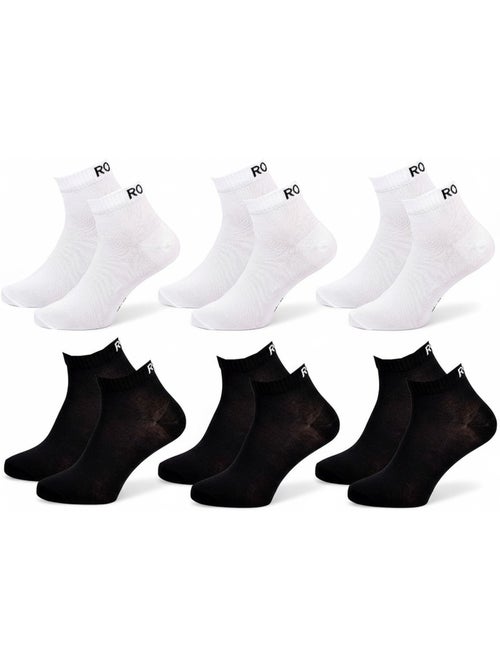 ROXY Lot Chaussettes Courtes Quarter – Pack de 6 Paires - Kiabi