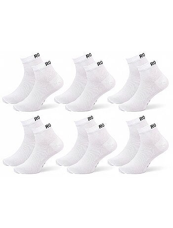 ROXY Lot Chaussettes Courtes Quarter – Pack de 6 Paires