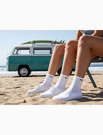 ROXY Lot Chaussettes Courtes Quarter – Pack de 6 Paires