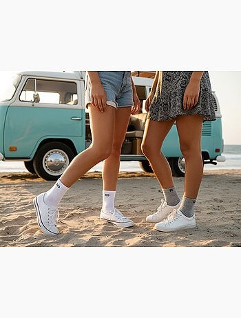 ROXY Lot Chaussettes Courtes Quarter – Pack de 6 Paires