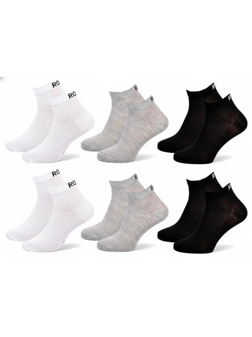 ROXY Lot Chaussettes Courtes Quarter – Pack de 6 Paires - Kiabi