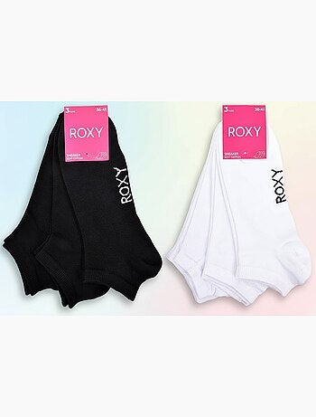ROXY Lot Chaussettes Courtes Sneaker– Pack de 6 Paires