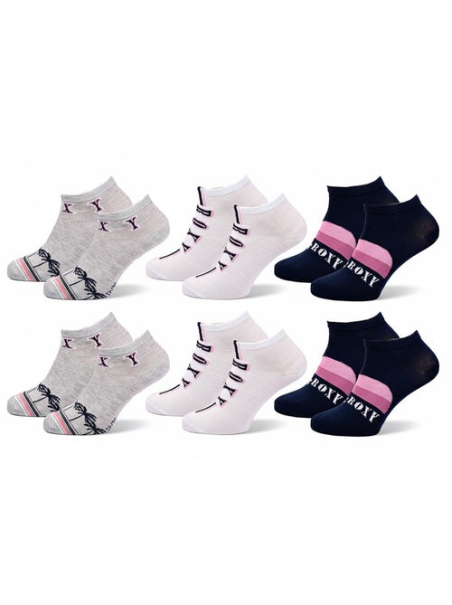 ROXY Lot Chaussettes Courtes Sneaker– Pack de 6 Paires - Kiabi