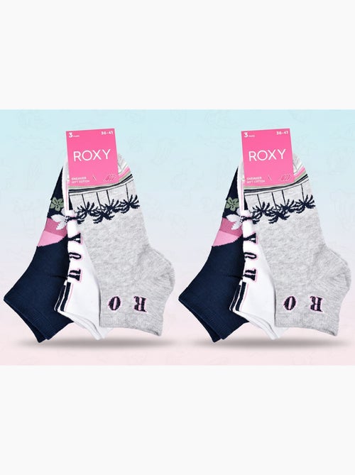 ROXY Lot Chaussettes Courtes Sneaker– Pack de 6 Paires - Kiabi
