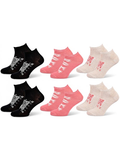 ROXY Lot Chaussettes Courtes Sneaker– Pack de 6 Paires - Kiabi