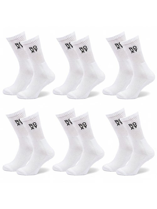 ROXY Lot Chaussettes Femme Crew – Pack 6 Paires - Kiabi