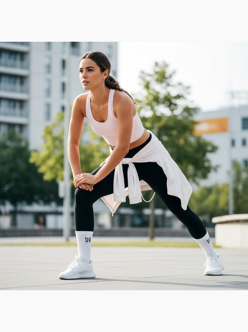 ROXY Lot Chaussettes Femme Crew – Pack 6 Paires Blanc - Kiabi