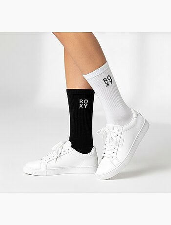 ROXY Lot Chaussettes Femme Crew – Pack 6 Paires