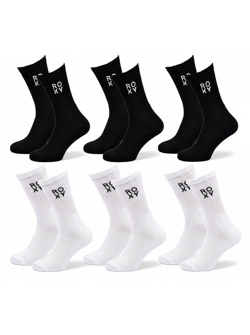 ROXY Lot Chaussettes Femme Crew – Pack 6 Paires - Kiabi