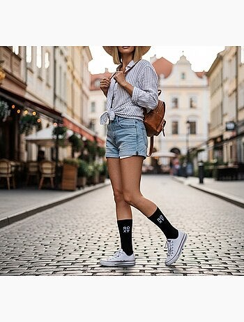 ROXY Lot Chaussettes Femme Crew – Pack 6 Paires