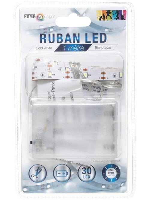 Ruban led à pile lumy - Kiabi