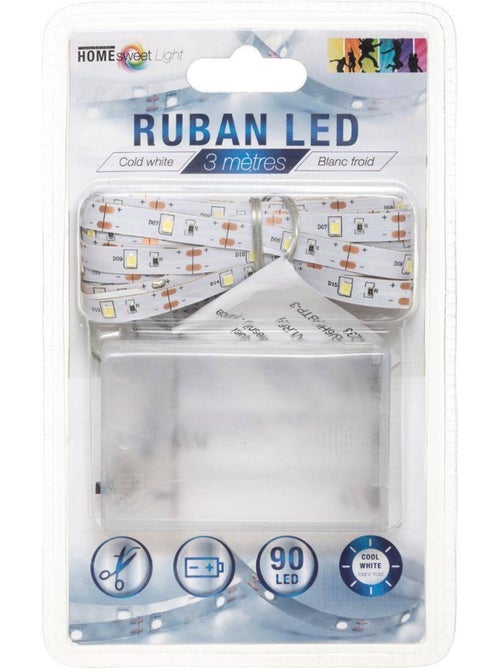 Ruban led à pile lumy - Kiabi