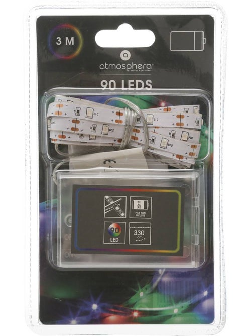 Ruban led à pile lumy - Kiabi