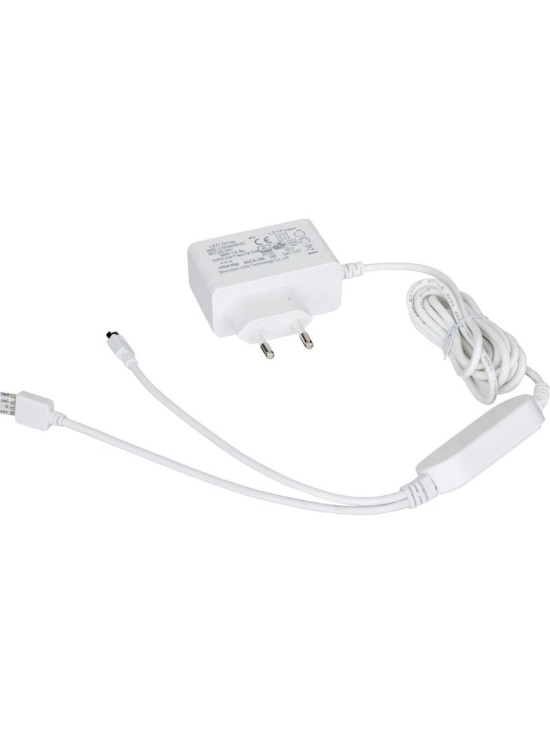 Ruban led connectable 5m lumy Blanc - Kiabi