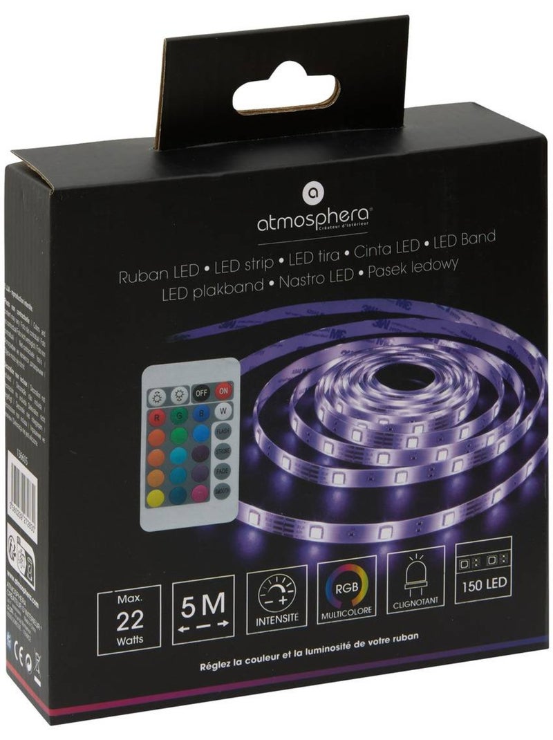 Ruban led multicolore avec télécommande lumy Multicolore - Kiabi