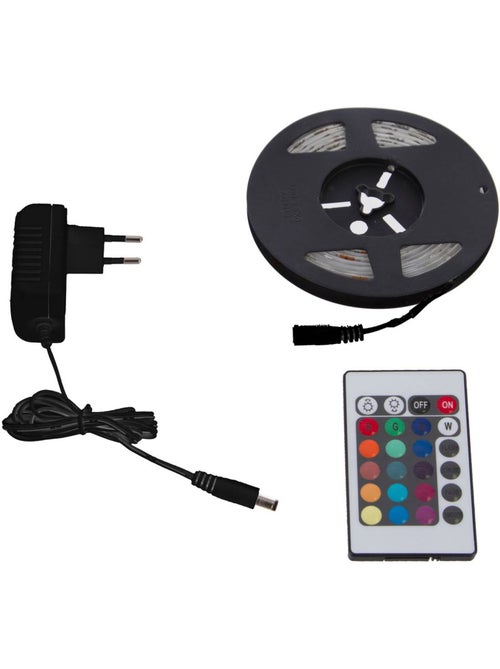 Ruban led multicolore avec télécommande lumy - Kiabi
