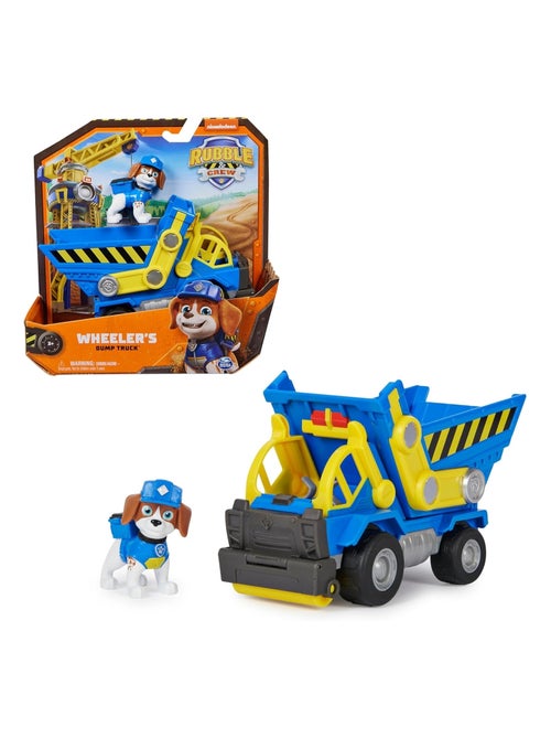 Rubble & Crew - Véhicule de chantier avec figurine Wheeler - Kiabi