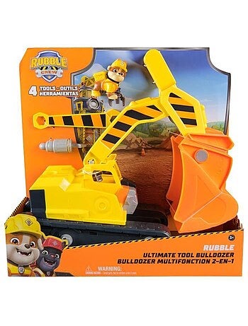 Ruben & compagnie - bulldozer multifonctions - dès 3 ans - la pat'patrouille