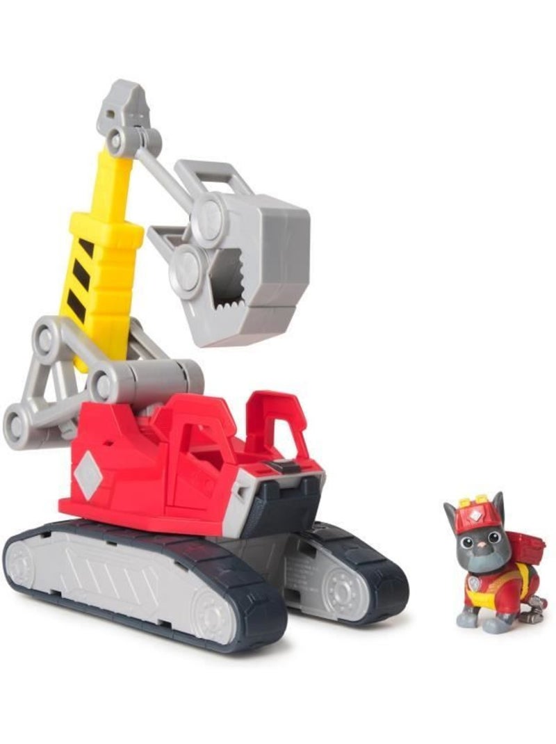 Ruben & compagnie - figurine charlie + véhicule grue - dès 4 ans - la pat'patrouille Multicolore - Kiabi