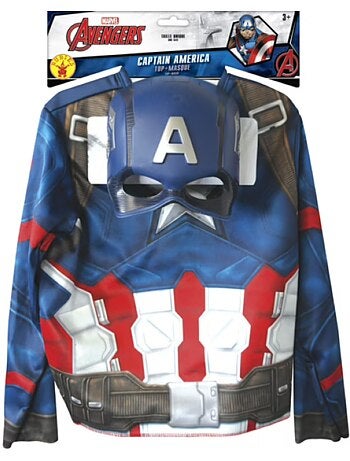 Rubies - Marvel Avengers officiel - Top & masque pour enfant Captain America