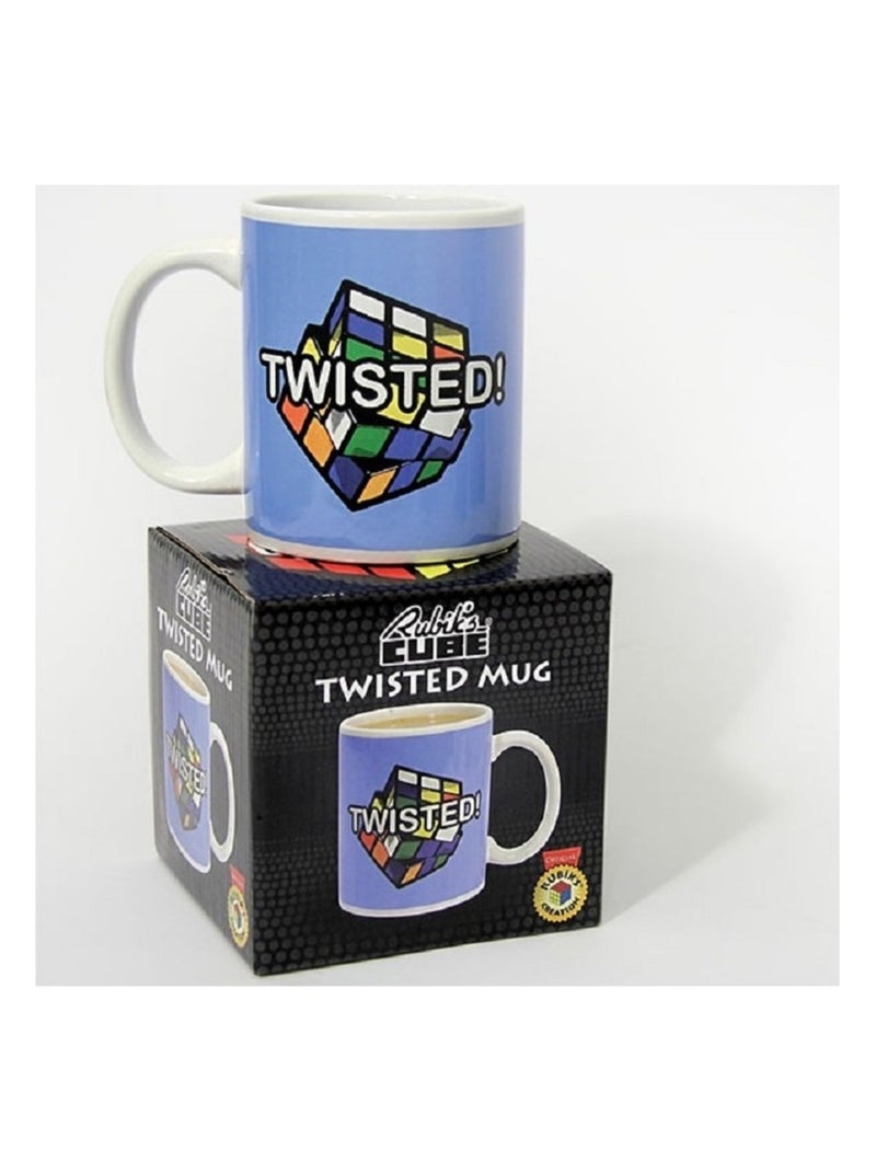 Rubik´s Cube mug Twisted! Bleu - Kiabi