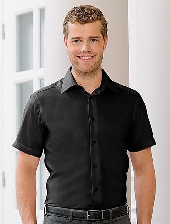 Russell - Chemise à manches courtes sans repassage