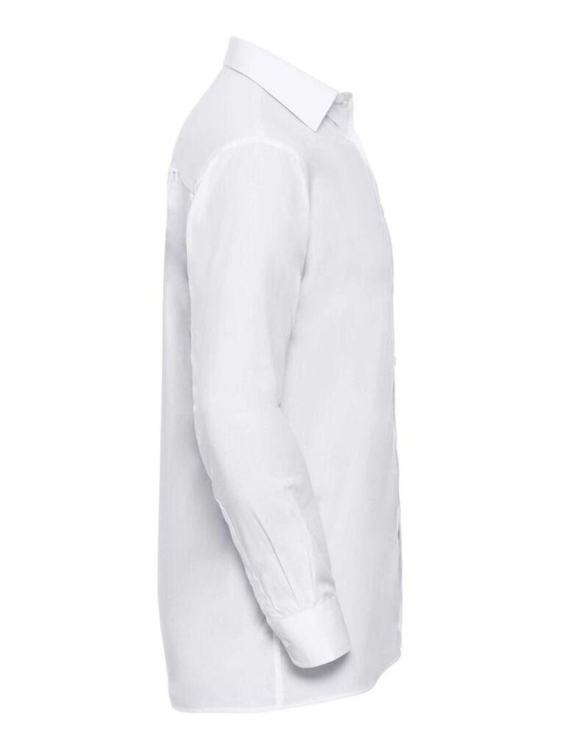 Russell - Chemise de travail à manches longues 100% coton Blanc - Kiabi