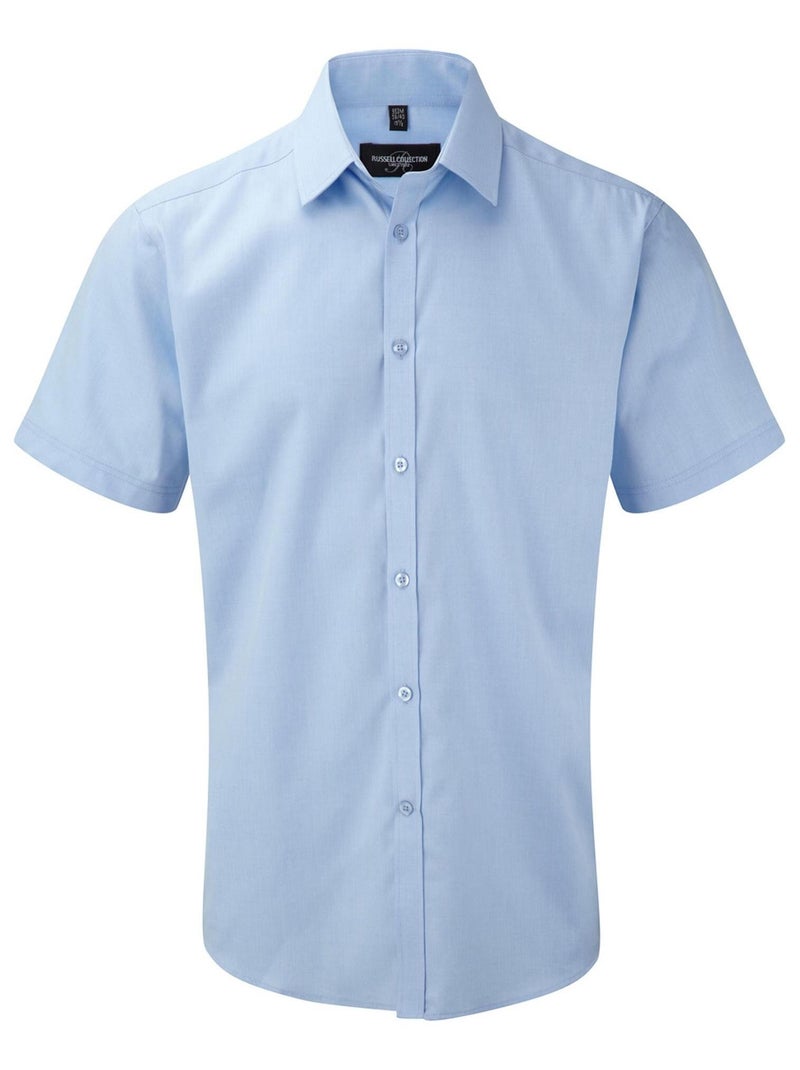 Russell - Chemise de travail à manches longues Bleu clair - Kiabi