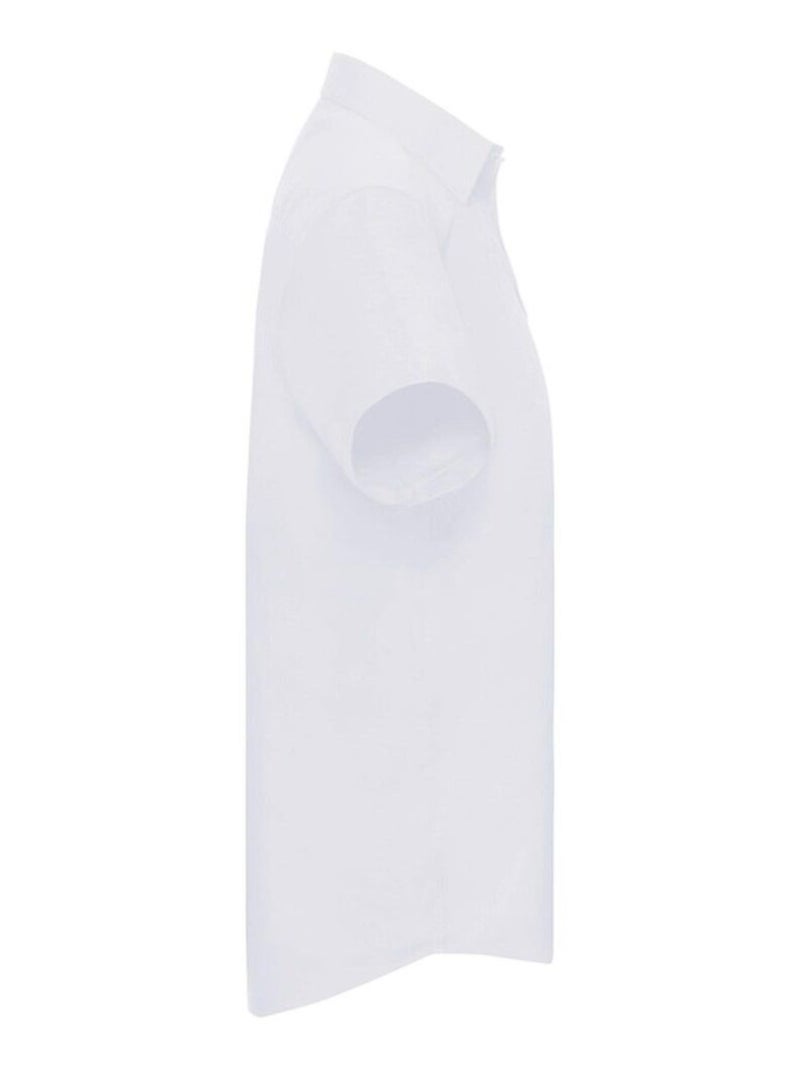 Russell - Chemise manches courtes Blanc - Kiabi