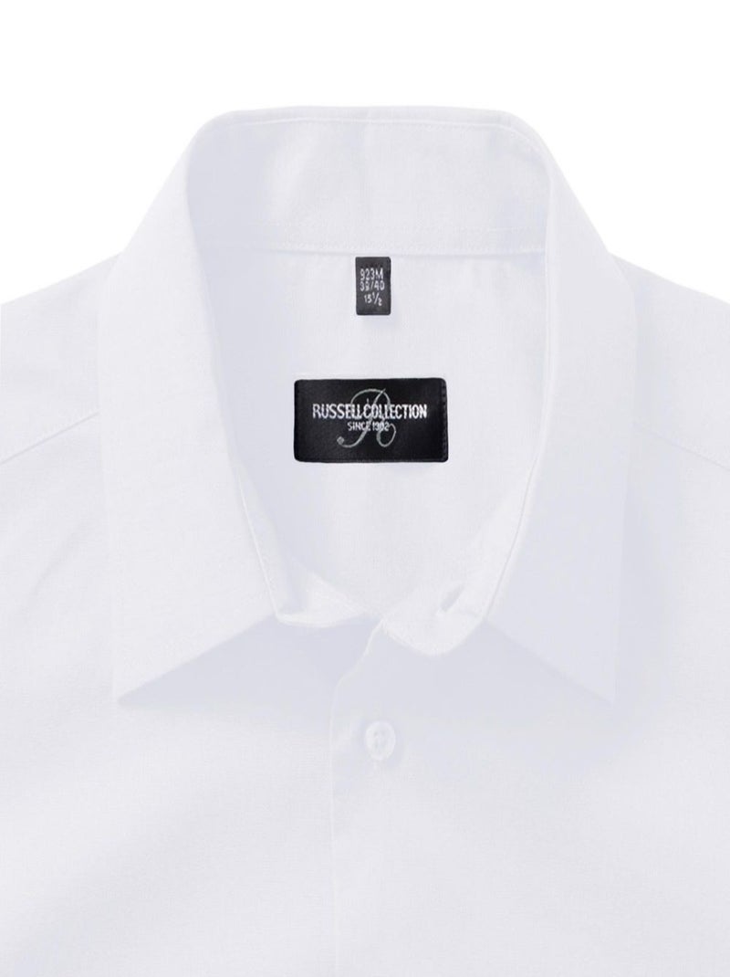 Russell - Chemise manches courtes Blanc - Kiabi