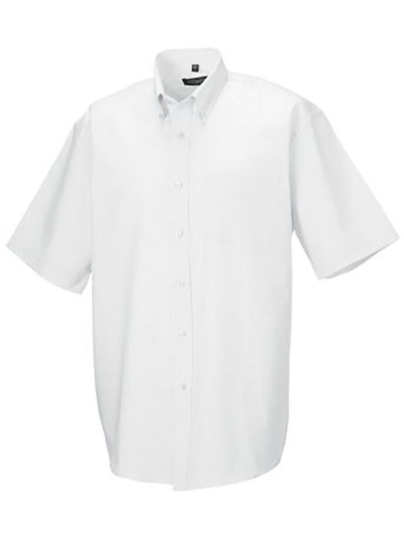 Russell - Chemise manches courtes Blanc - Kiabi