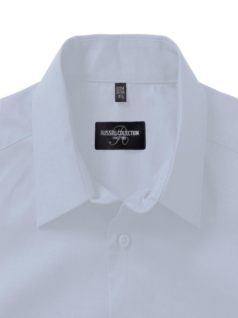 Russell - Chemise manches courtes Bleu clair - Kiabi