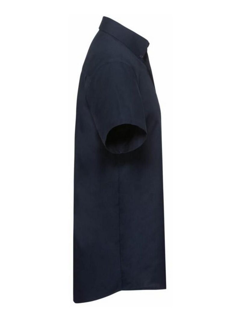 Russell - Chemise manches courtes Bleu marine - Kiabi