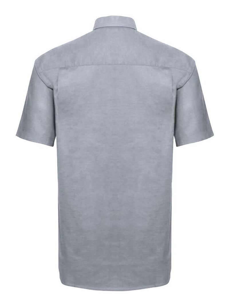 Russell - Chemise manches courtes Gris - Kiabi