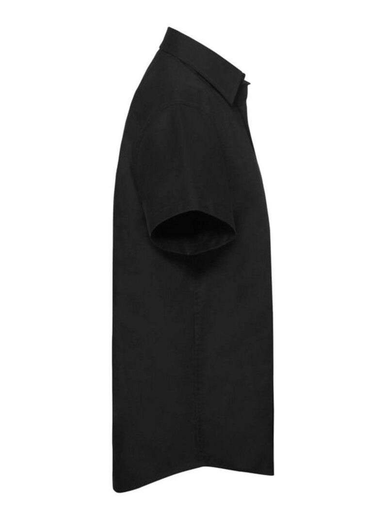 Russell - Chemise manches courtes Noir - Kiabi