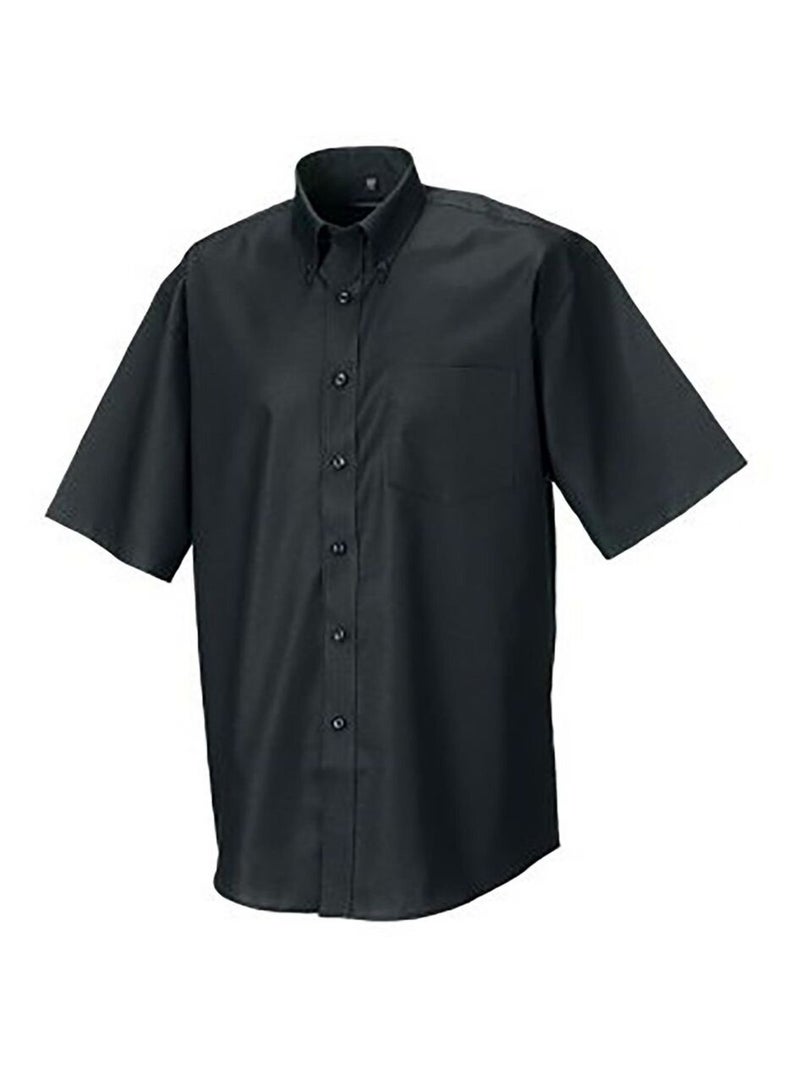 Russell - Chemise manches courtes Noir - Kiabi