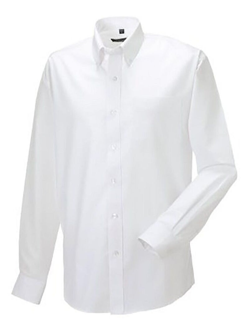 Russell - Chemise manches longues Blanc - Kiabi