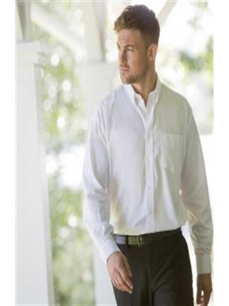 Russell - Chemise manches longues Blanc - Kiabi